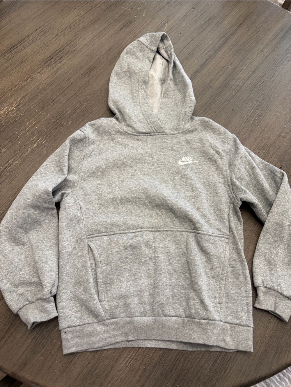 Nike Girls Gray Hoodie Sweatshirt